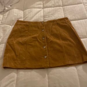 Tan Forever 21 short skirt.
